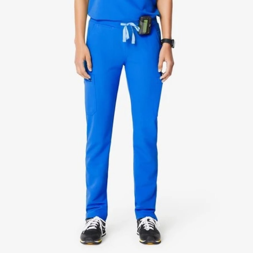 FIGS Yola Skinny Scrub Pants Royal Blue XXS-P